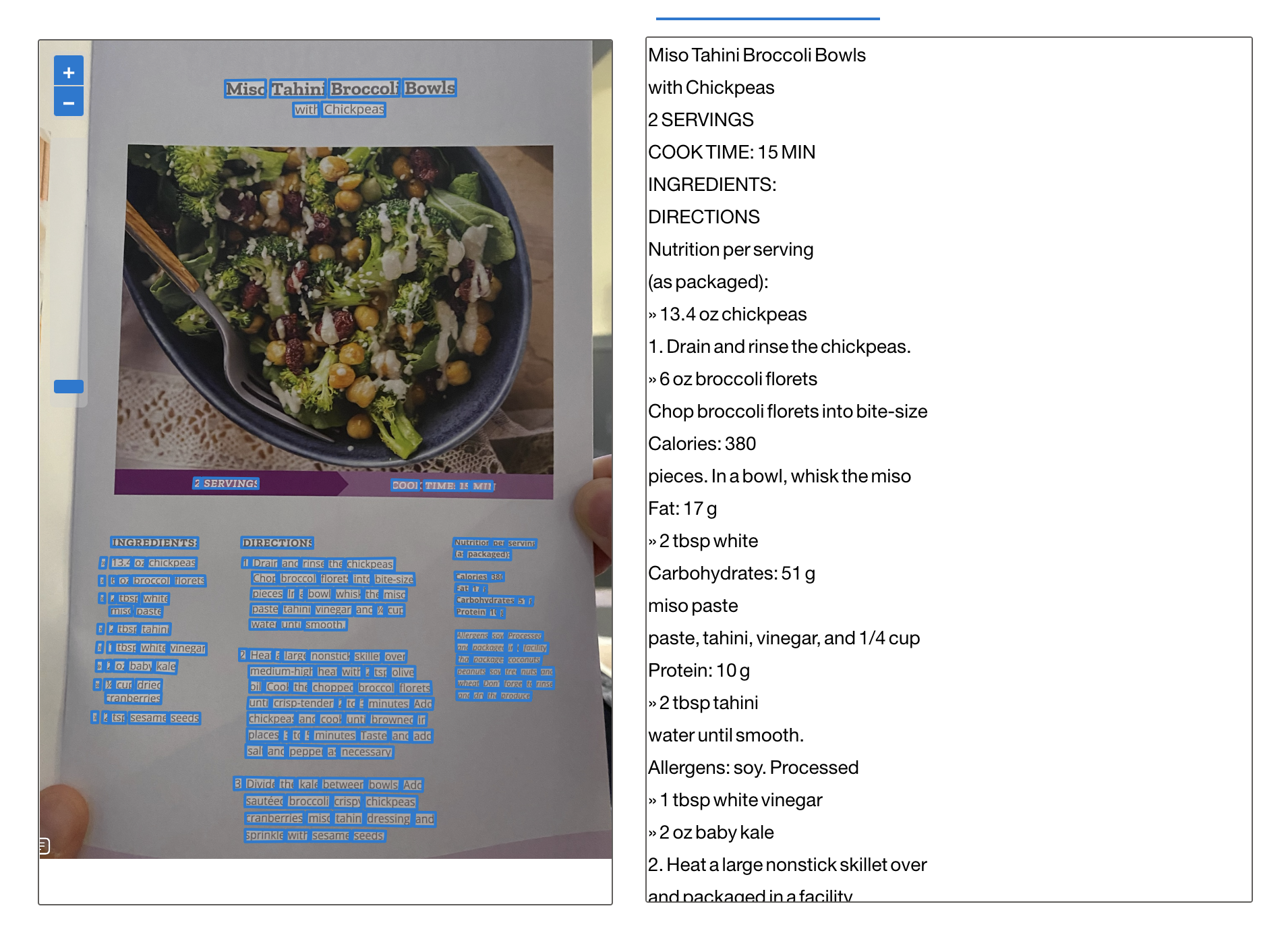 Example of vision API